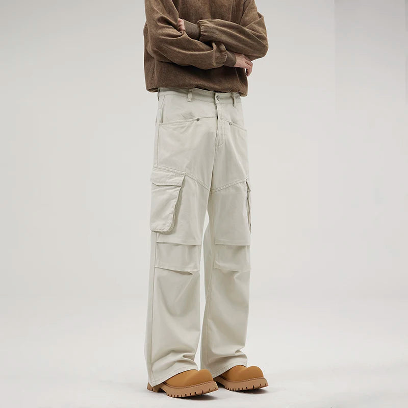 Y2K Multi Pocket Baggy Cargo Trousers