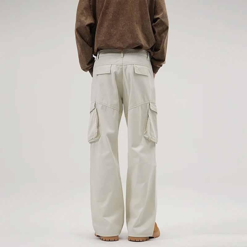 Y2K Multi Pocket Baggy Cargo Trousers