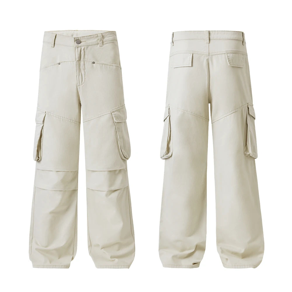 Y2K Multi Pocket Baggy Cargo Trousers