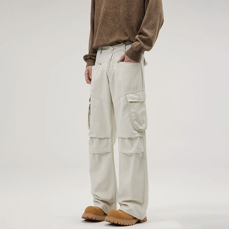 Y2K Multi Pocket Baggy Cargo Trousers