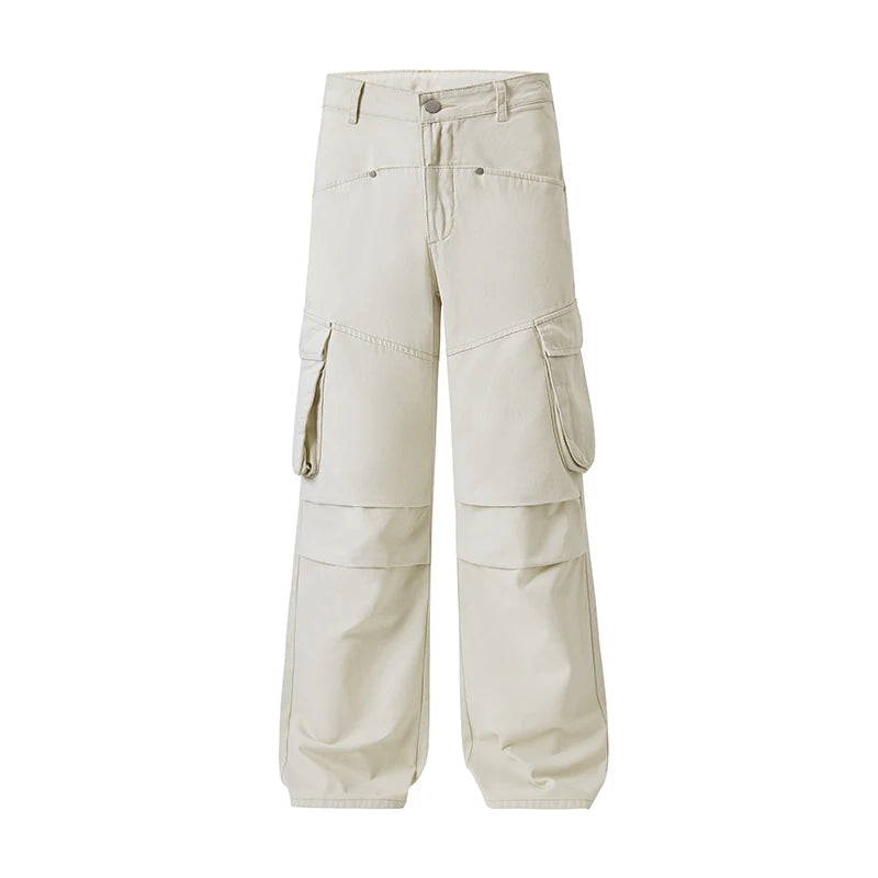 Y2K Multi Pocket Baggy Cargo Trousers