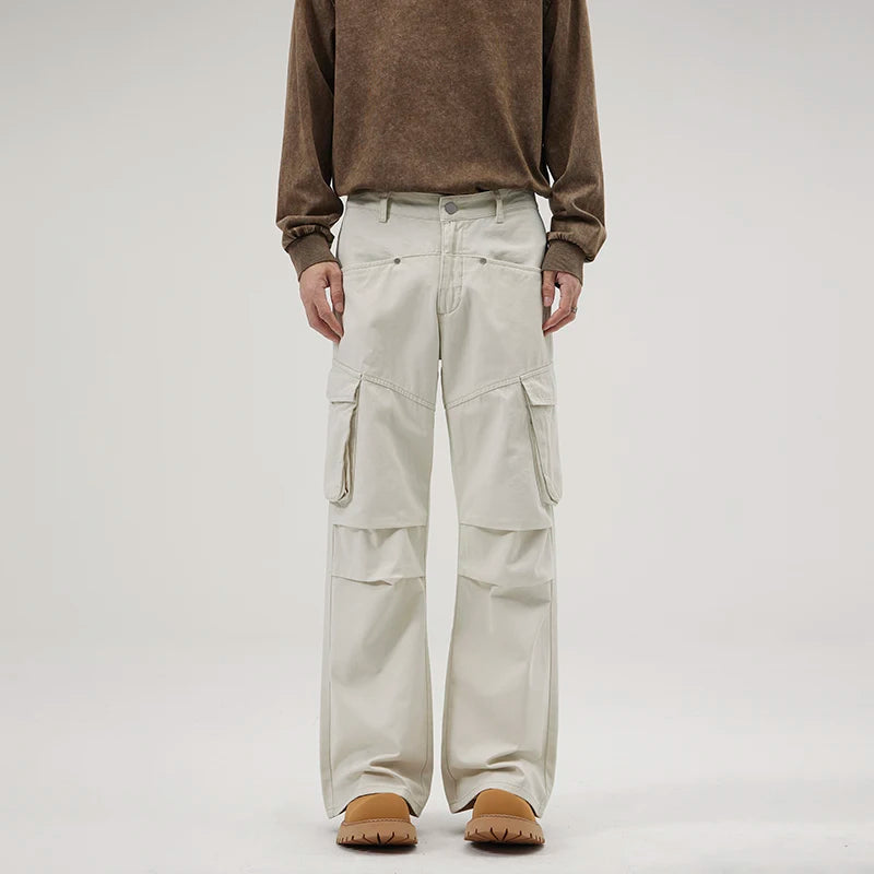 Y2K Multi Pocket Baggy Cargo Trousers