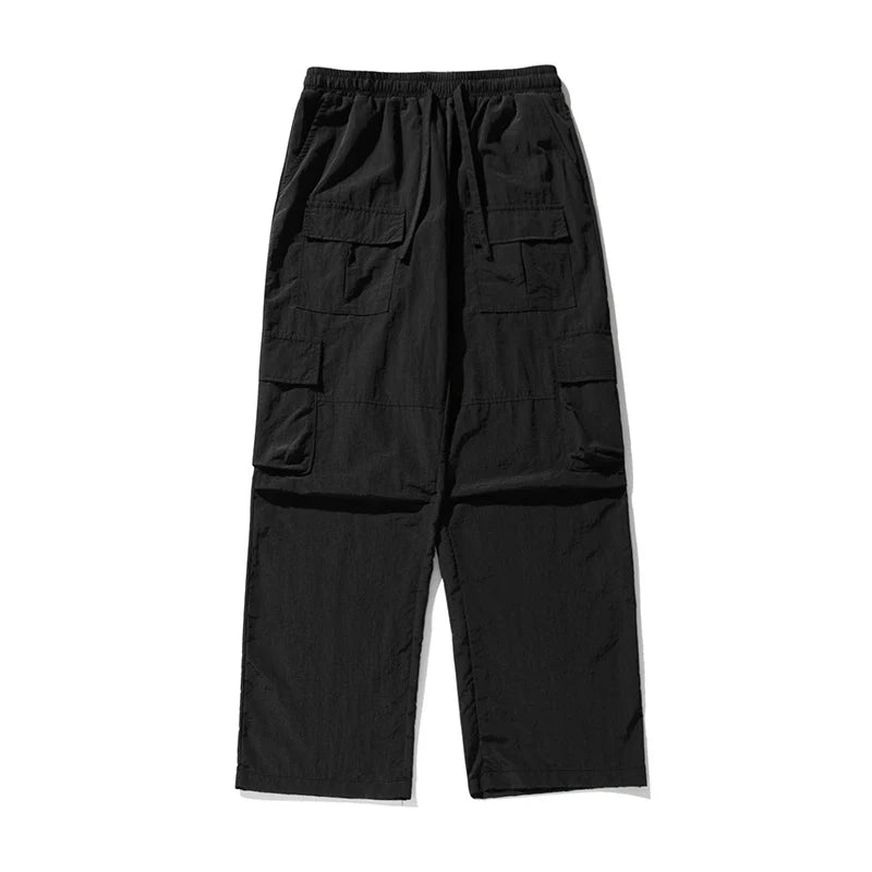 Y2K Multi Pocket Parachute Cargo Trousers