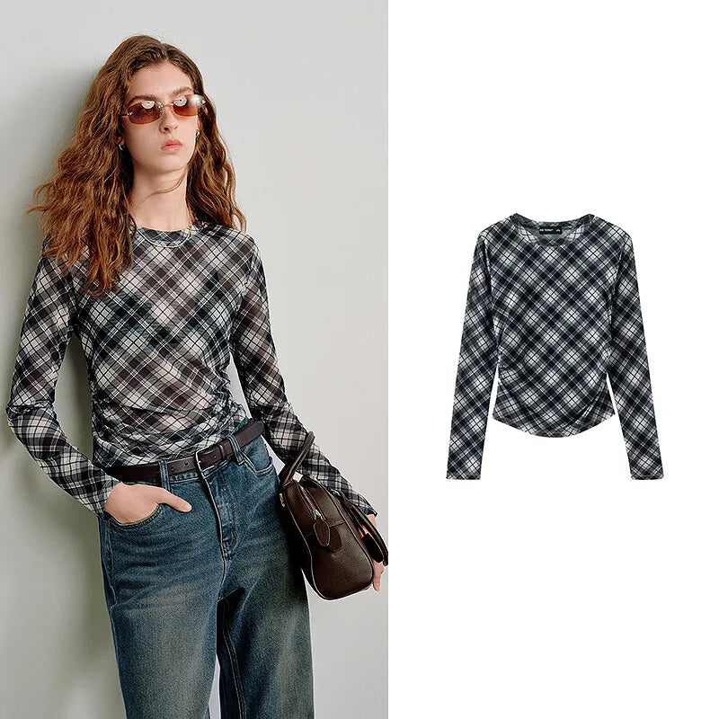 Y2K Multi Sheer Long Sleeve Mesh Top