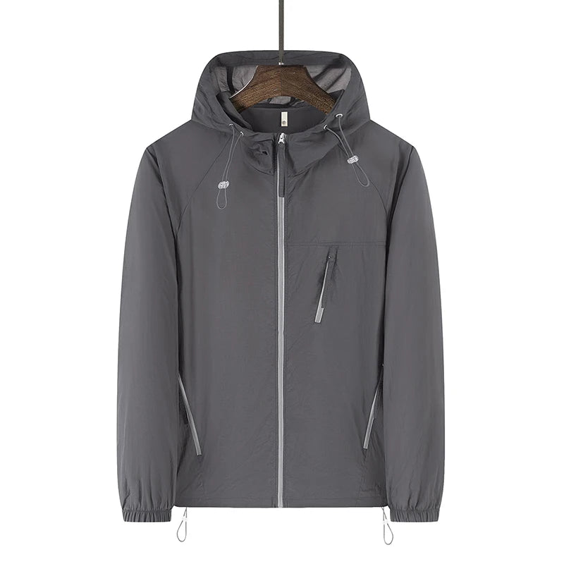 Y2K Multi Zip Lightweight Windbreaker Jacket Coat