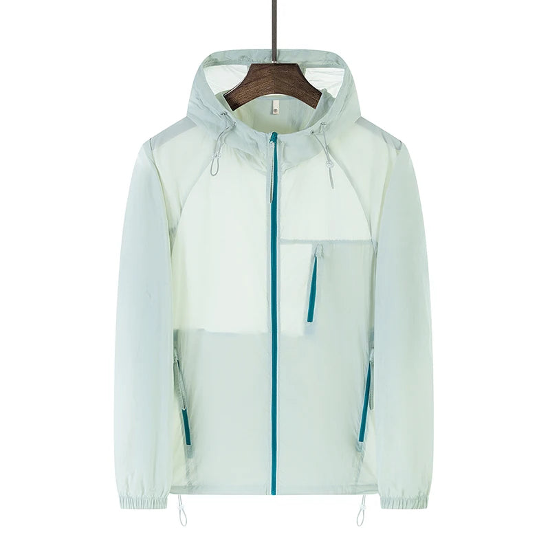 Y2K Multi Zip Lightweight Windbreaker Jacket Coat
