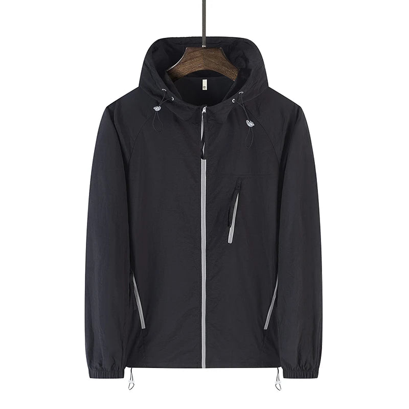 Y2K Multi Zip Lightweight Windbreaker Jacket Coat