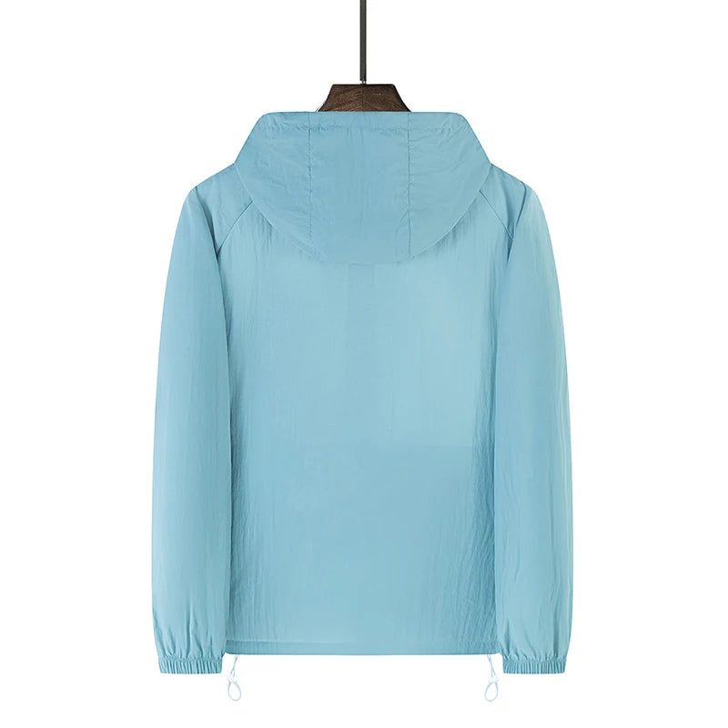 Y2K Multi Zip Lightweight Windbreaker Jacket Coat
