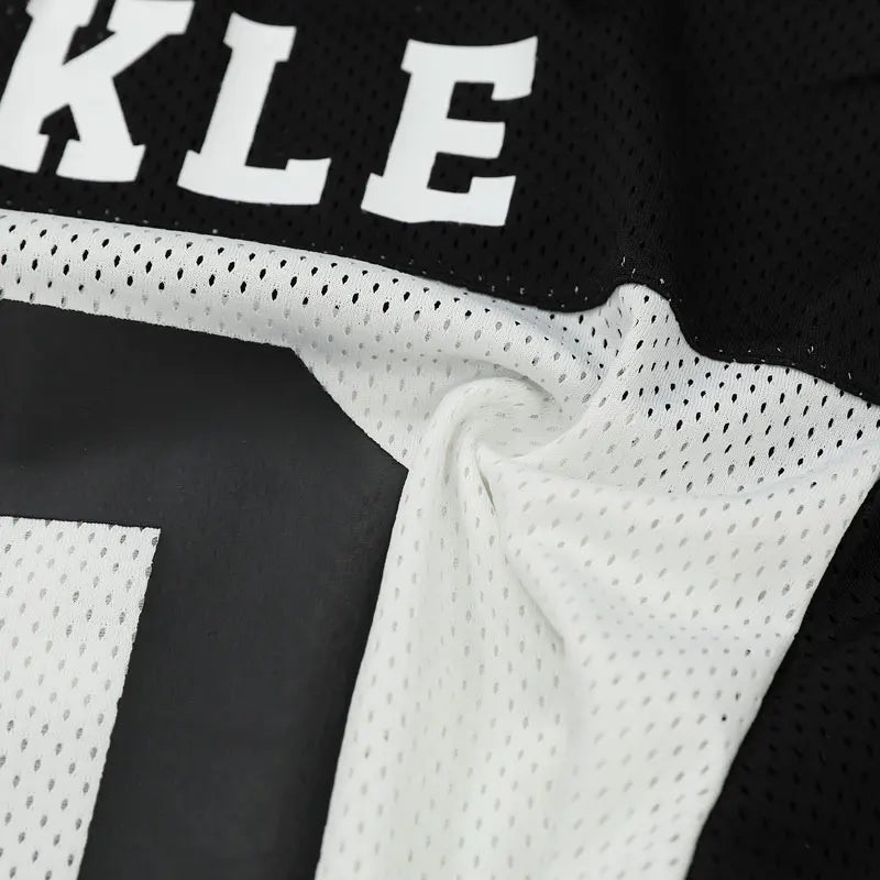 Y2K "New Blood 80" Graphic Classic Mesh Football Jersey