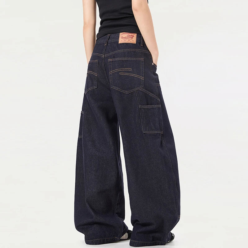 Y2K Niche Design Mens Denim Jeans