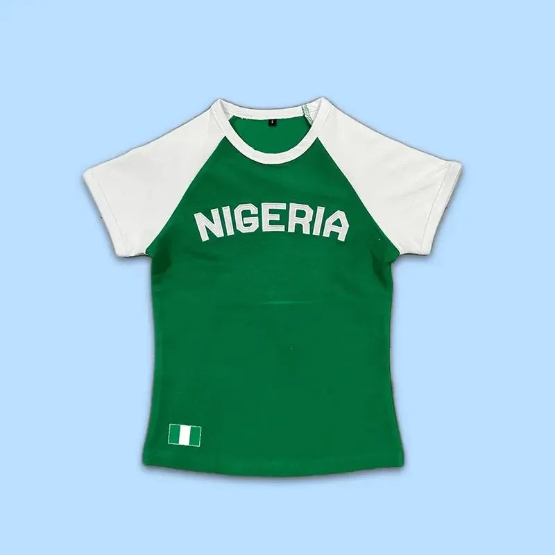 Y2K Nigeria Crop Top