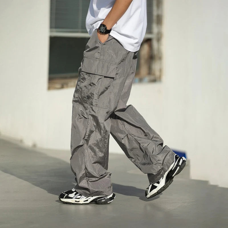 Y2K Nylon Parachute Trackies