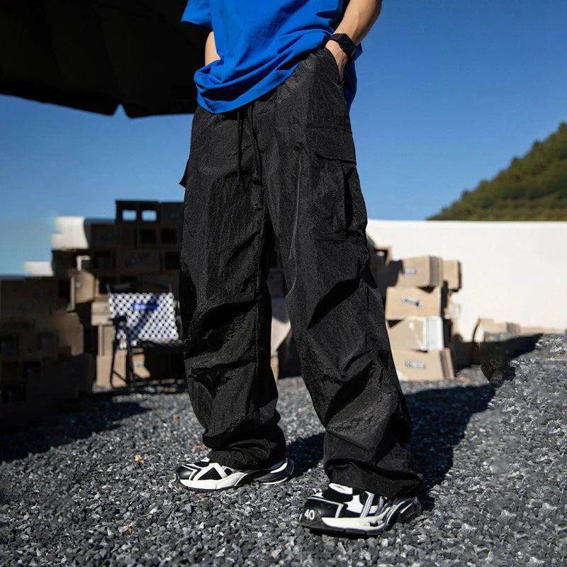 Y2K Nylon Parachute Trackies