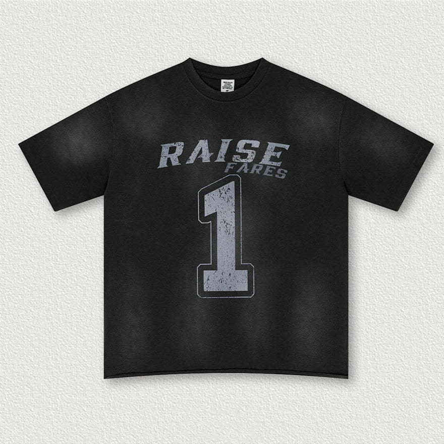 Y2K Origin 285gsm "Raise 1" Essentials Graphic T shirt