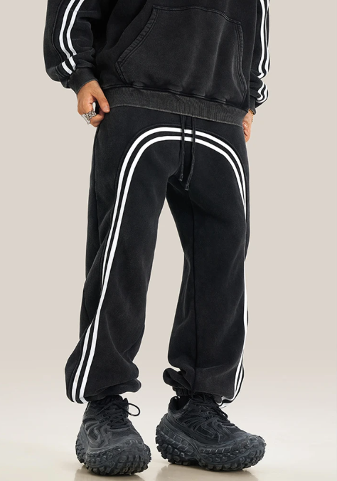 Y2K Origin 332gsm Washed Ribbon Essential Joggers