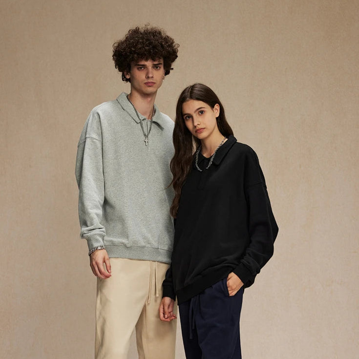 Y2K Origin 340gsm Essentials Collared Jumper