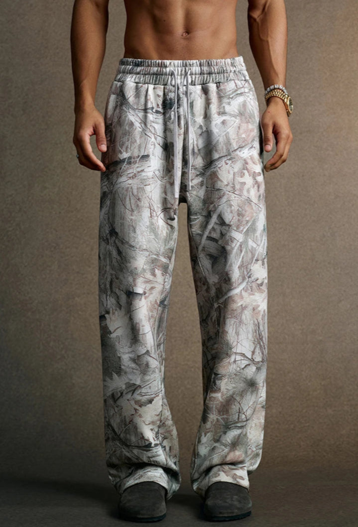 Y2K Origin 340gsm Essentials Desert Camo Joggers Trousers