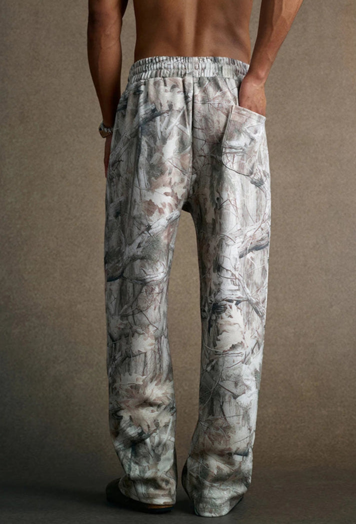 Y2K Origin 340gsm Essentials Desert Camo Joggers Trousers