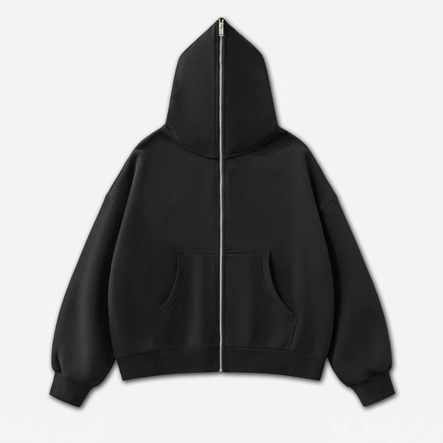 Y2K Origin 350gsm Essentials Full Zip Up Hoodie