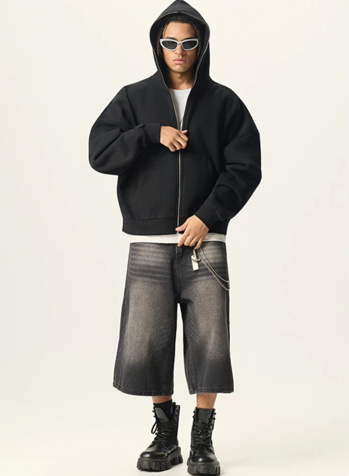 Y2K Origin 350gsm Essentials Full Zip Up Hoodie