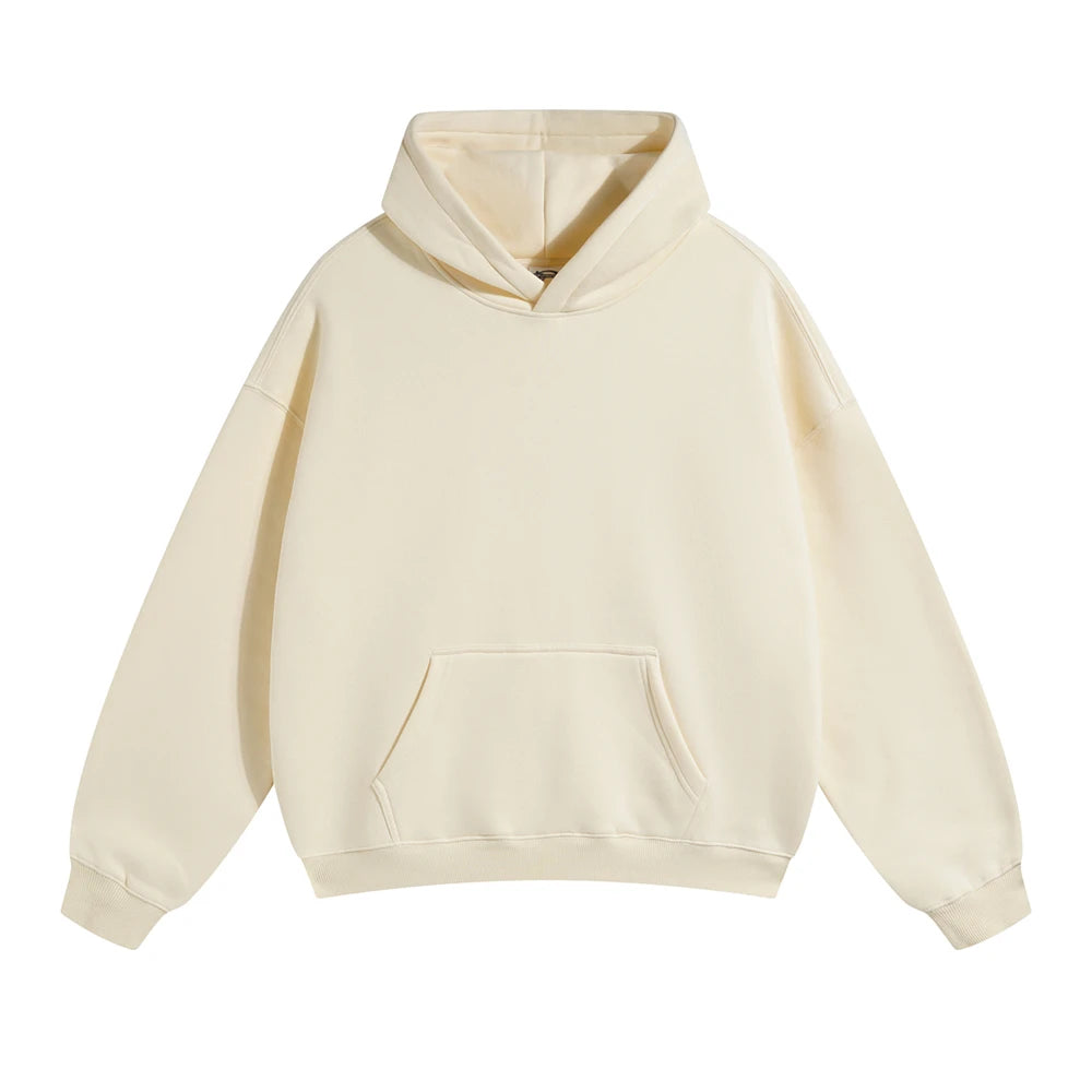 Y2K Origin 350gsm Essentials Plain Baggy Hoodie