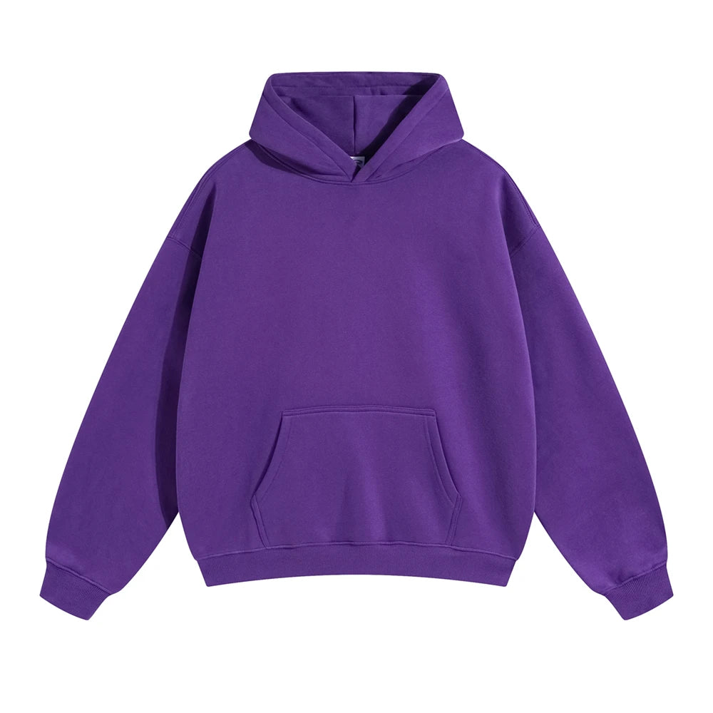 Y2K Origin 350gsm Essentials Plain Baggy Hoodie