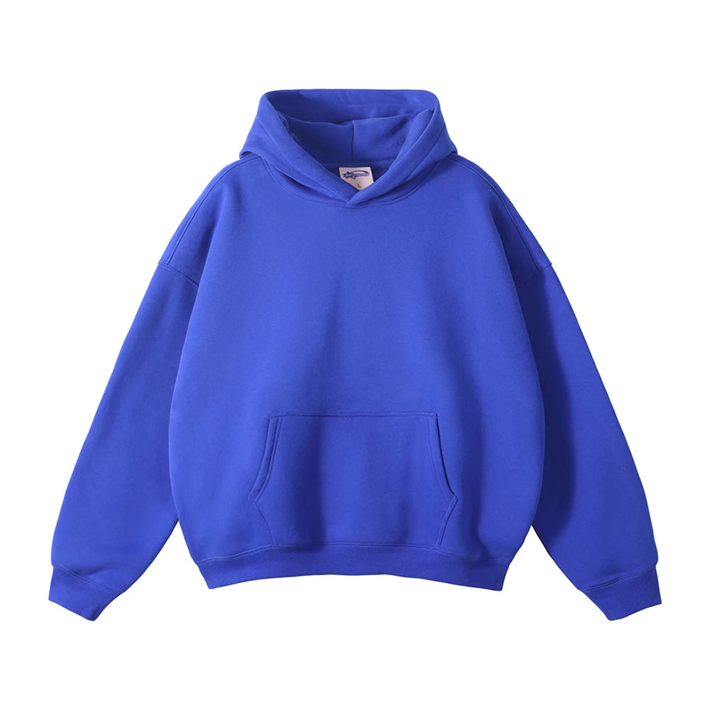 Y2K Origin 350gsm Essentials Plain Baggy Hoodie