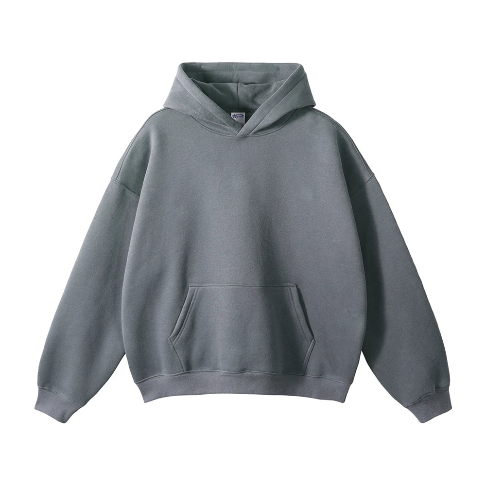 Y2K Origin 350gsm Essentials Plain Baggy Hoodie