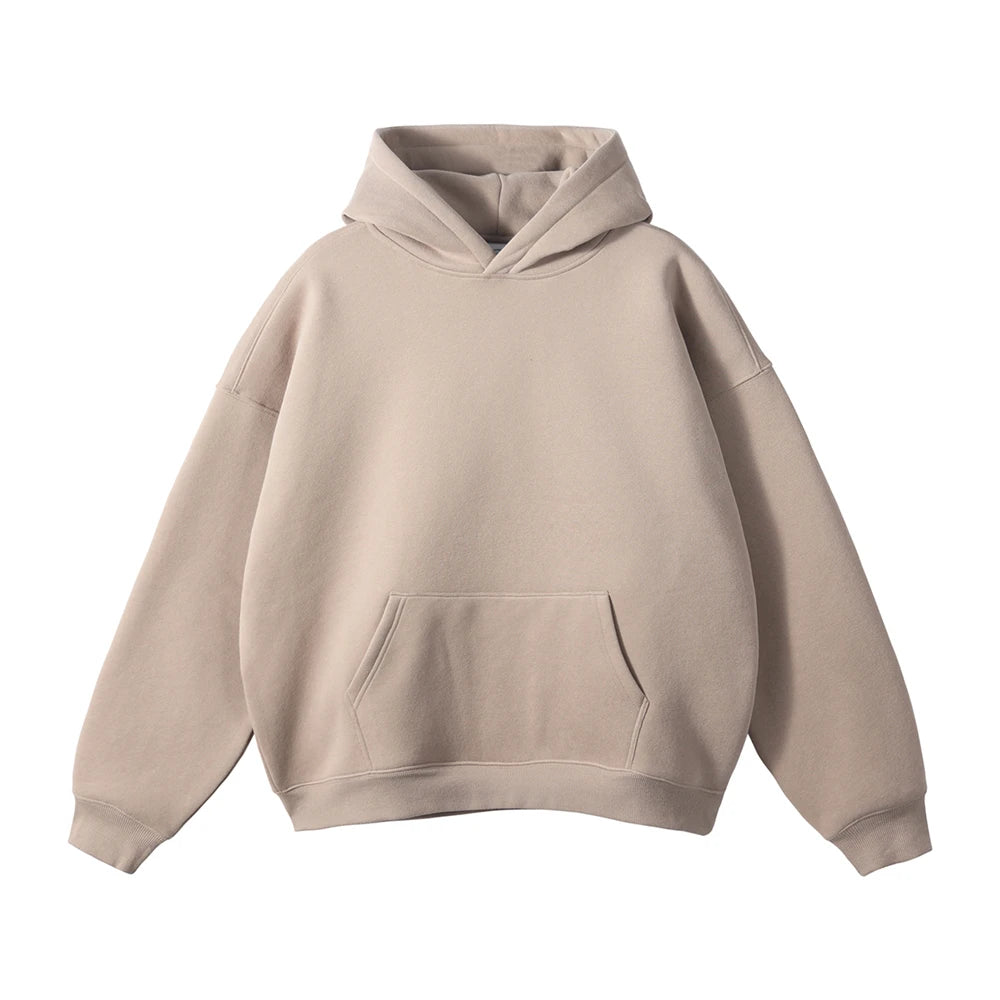 Y2K Origin 350gsm Essentials Plain Baggy Hoodie