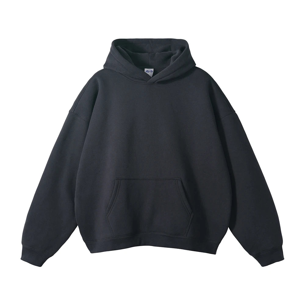 Y2K Origin 350gsm Essentials Plain Baggy Hoodie