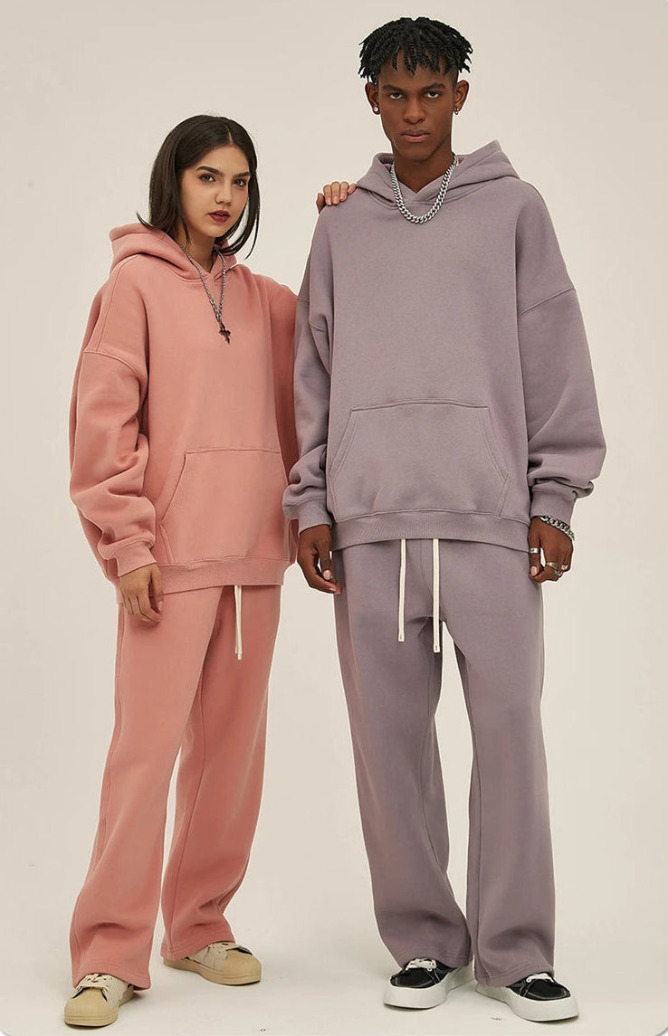Y2K Origin 350gsm Essentials Plain Baggy Hoodie