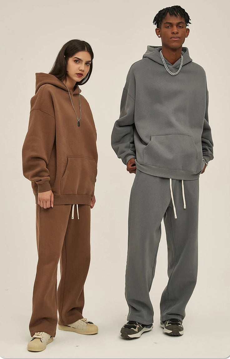 Y2K Origin 350gsm Essentials Plain Baggy Hoodie