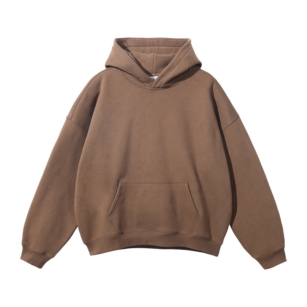 Y2K Origin 350gsm Essentials Plain Baggy Hoodie