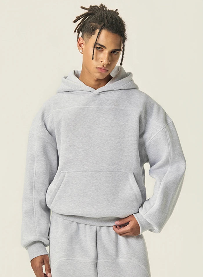 Y2K Origin 350gsm Plain Baggy Boxy Fit Hoodie