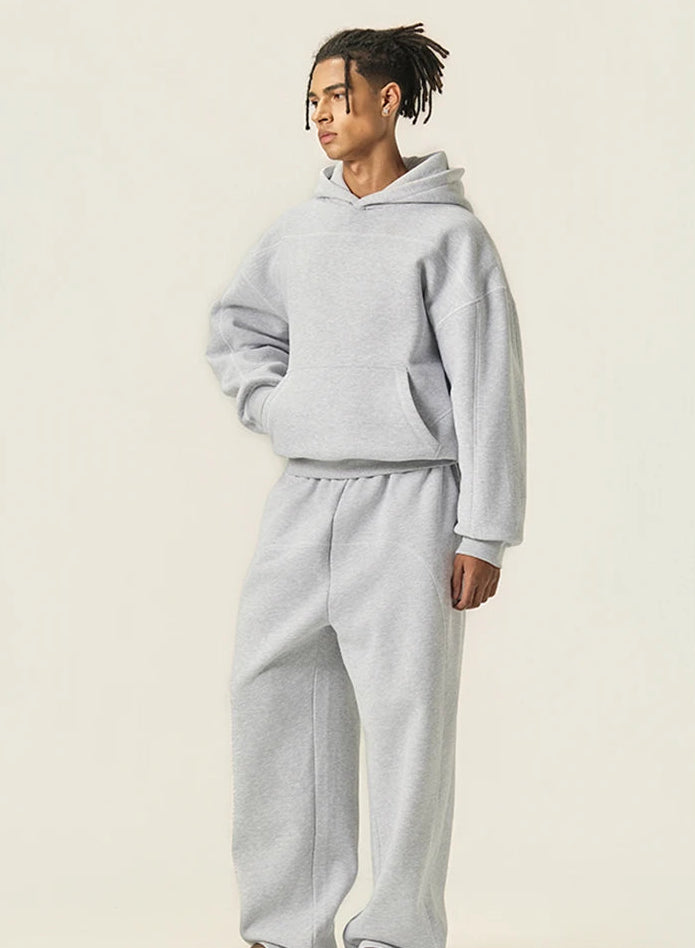 Y2K Origin 350gsm Plain Baggy Boxy Fit Hoodie