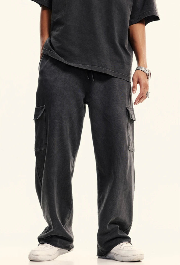 Y2K Origin 358gsm Essentials Cotton Cargo Trousers