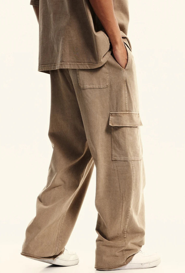 Y2K Origin 358gsm Essentials Cotton Cargo Trousers