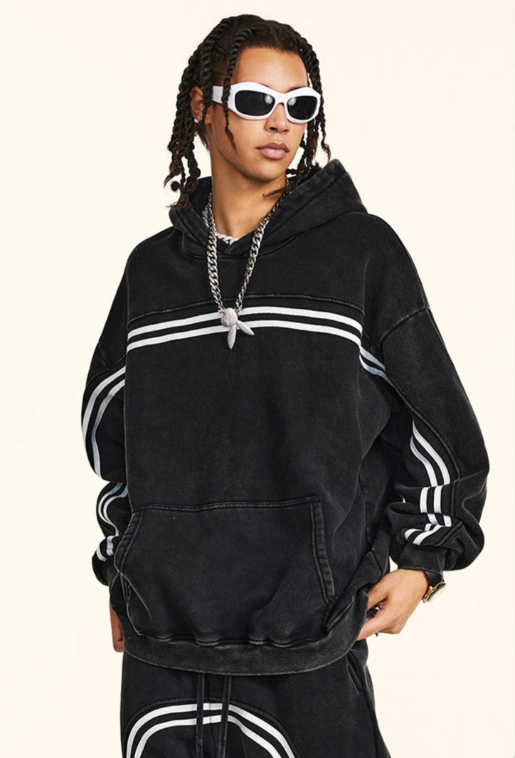 Y2K Origin 360gsm Washed Ribbon Hoodie
