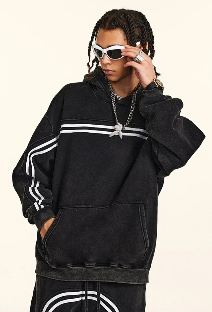 Y2K Origin 360gsm Washed Ribbon Hoodie