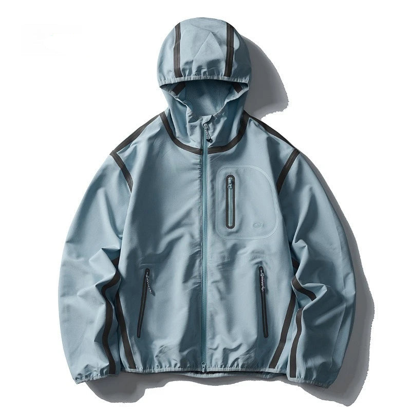 Y2K Outdoor Shell Lightweight Reflective Windbreaker Jacket