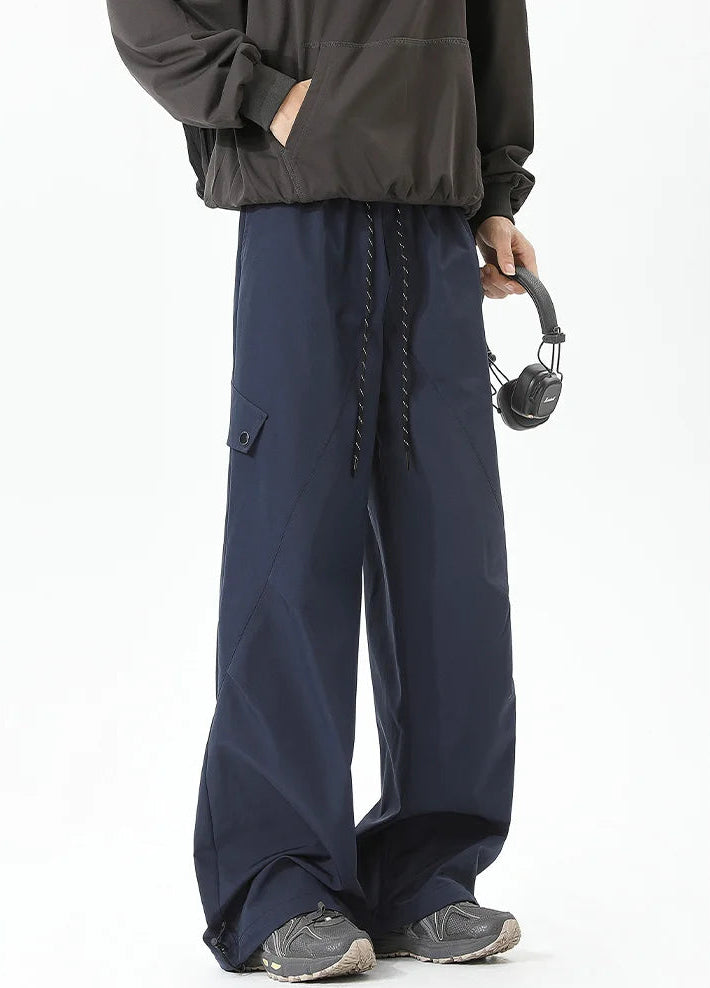 Y2K Outdoor Workwear Casual Straight Leg Low Waist Cargo Trousers