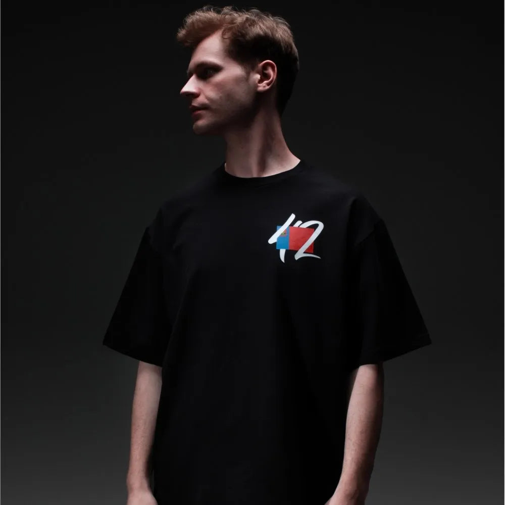 Y2K Oversized Old School Racing Graphic T-Shirt