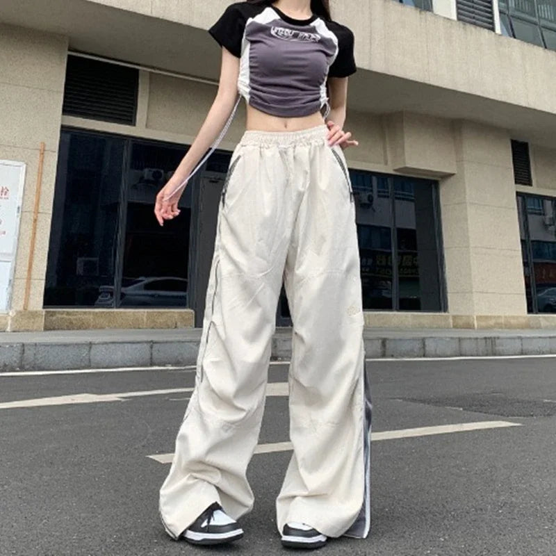 Y2K Parachute Track Pants Joggers