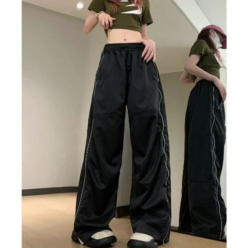 Y2K Parachute Track Pants Joggers