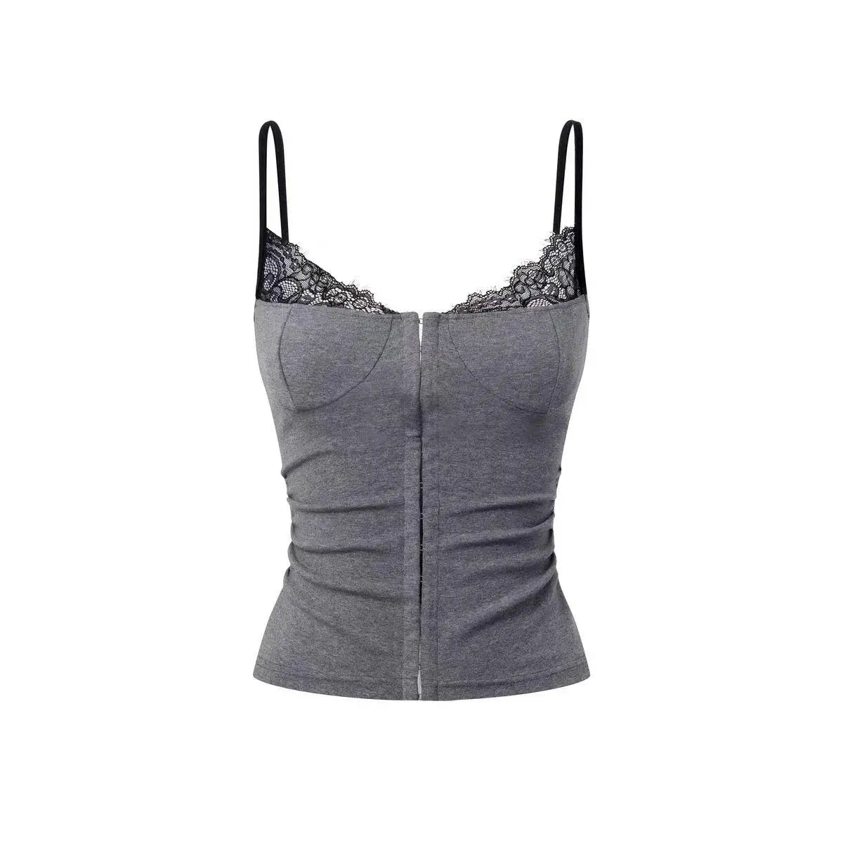 Y2K Patchwork Lace Club Cami Top