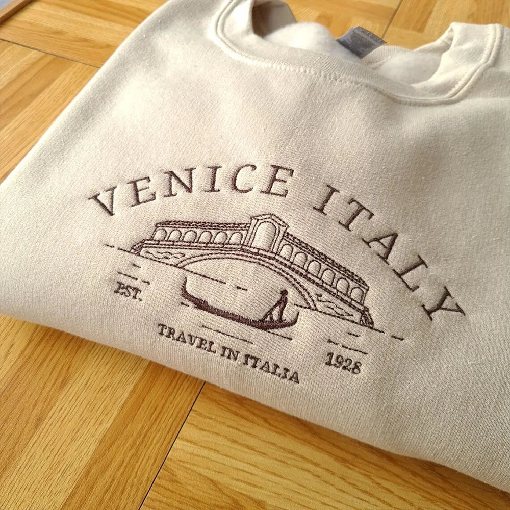 Y2K Preppy Venice Sweatshirt