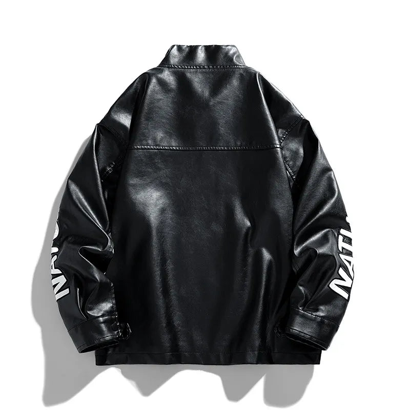 Y2K Racing Leather Jacket