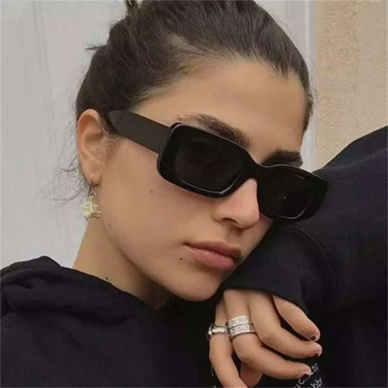 Y2K Rectangle Woman's Sunglasses