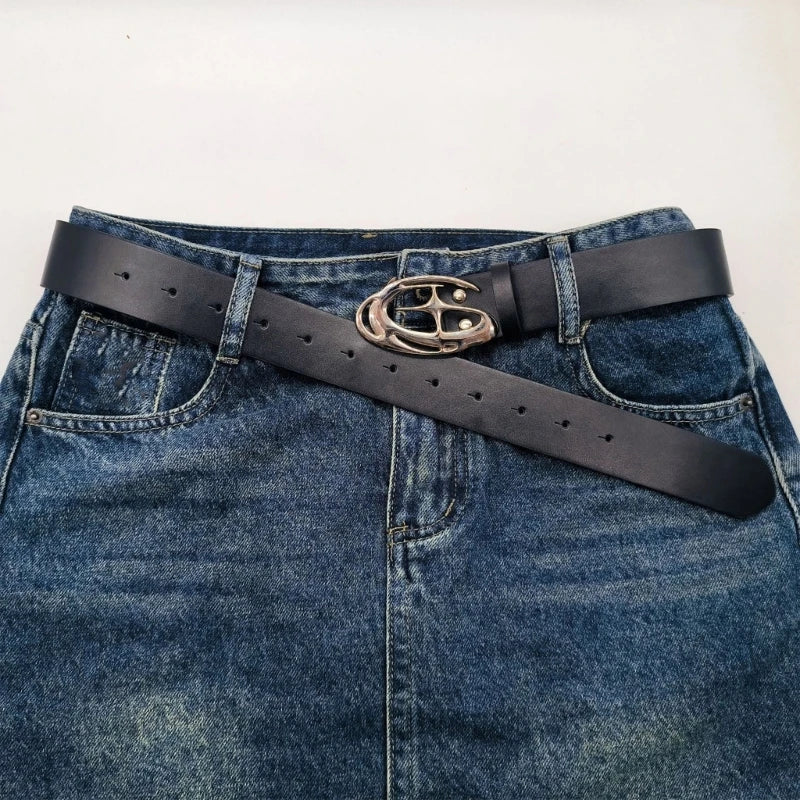 Y2K Retro Glistening Star Buckle Belt