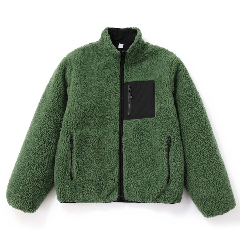 Y2K Reversible 8 Ball Fleece Jacket